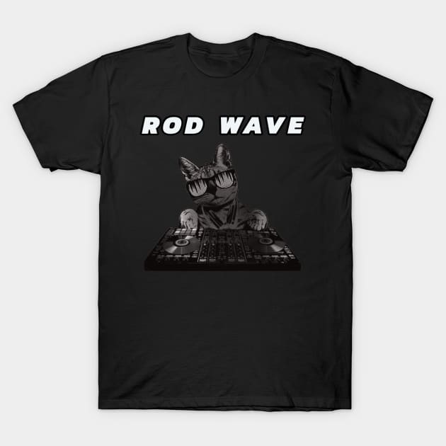 Rod Wave / Funny Cat Style T-Shirt by bentoselon